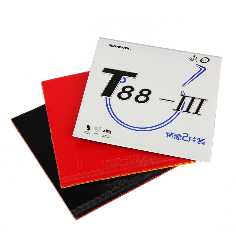 Table Tennis Vr - 1 Red 1 Black Original SANWEI