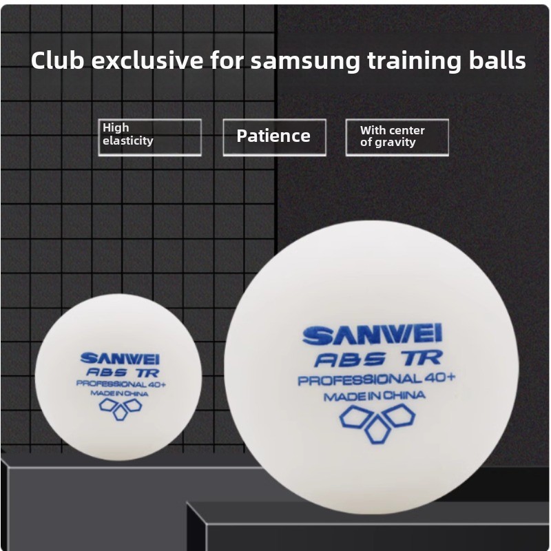 Table Tennis Vr - 100 pcs Sanwei New Materials Plastic
