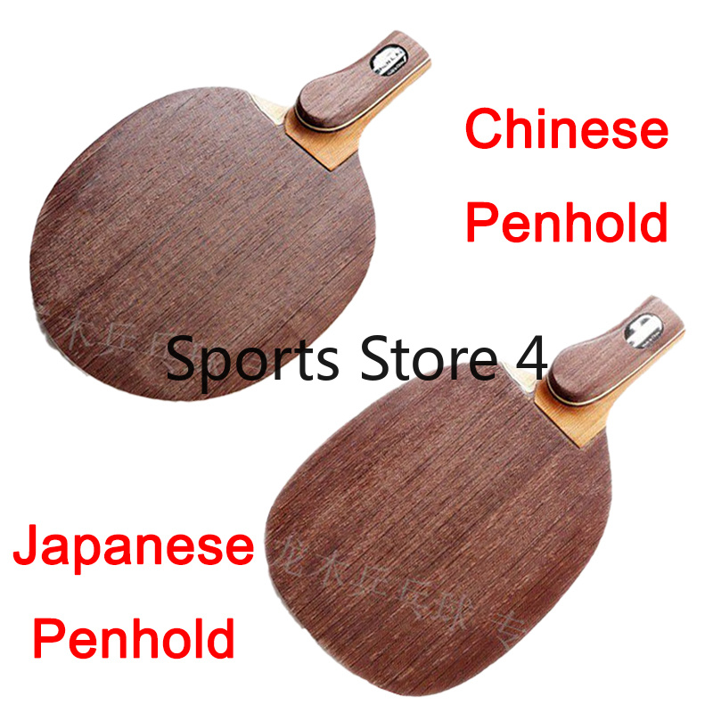 Table Tennis In Japanese - Japanese/Chinese Penhold Table Tennis Rackets Carbon