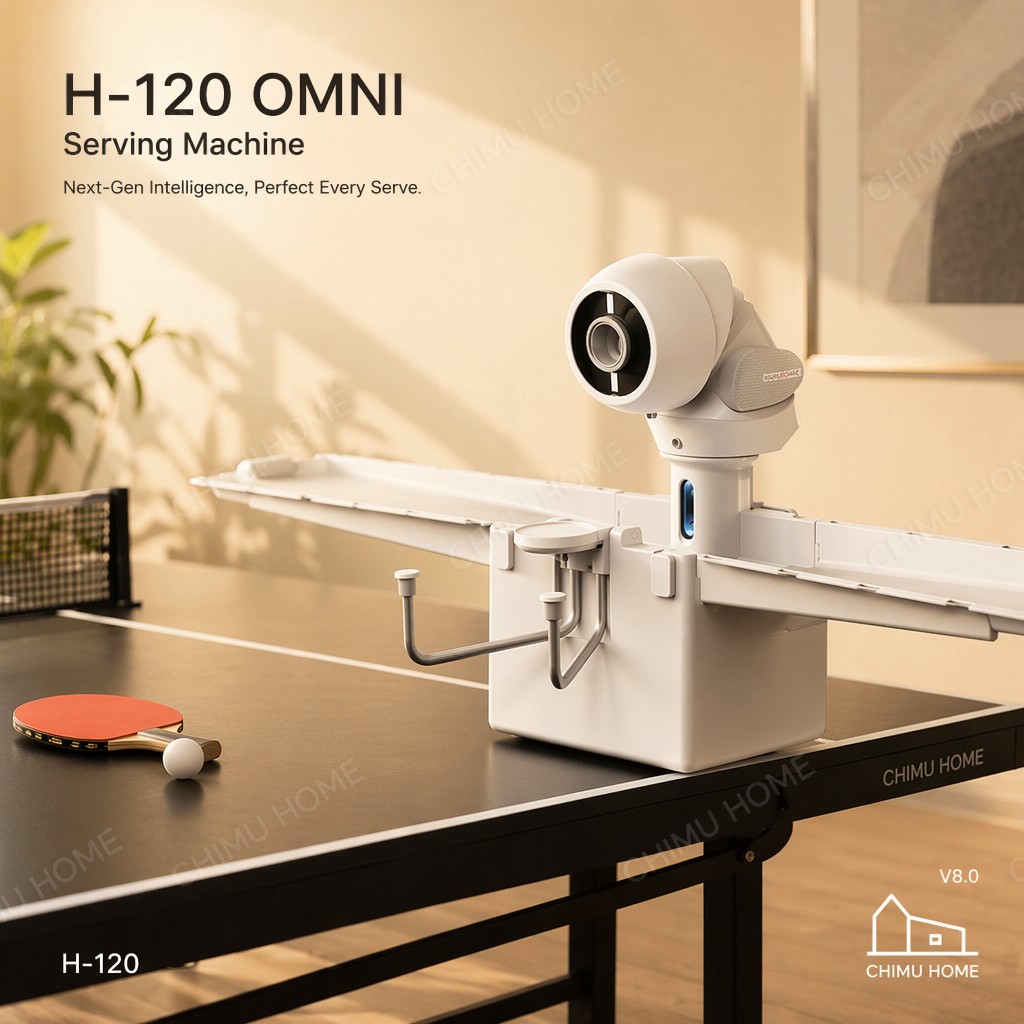 Table Tennis Trainer - 【CHIMU HOME】OMNI Smart Table Tennis Serving