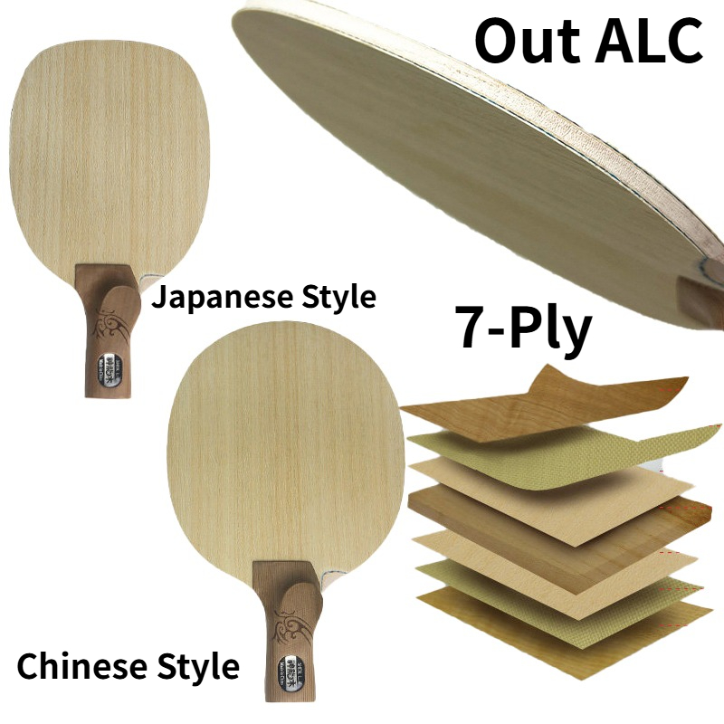 Table Tennis In Japanese - Chinese/Japanese Penhold Grip 7-Layer Table Tennis