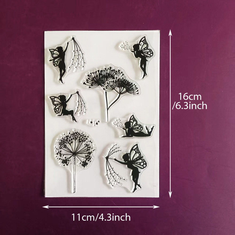 Elf, Flower, Grass & Butterfly - đánh giá và giá Butterfly Rubber Sheet