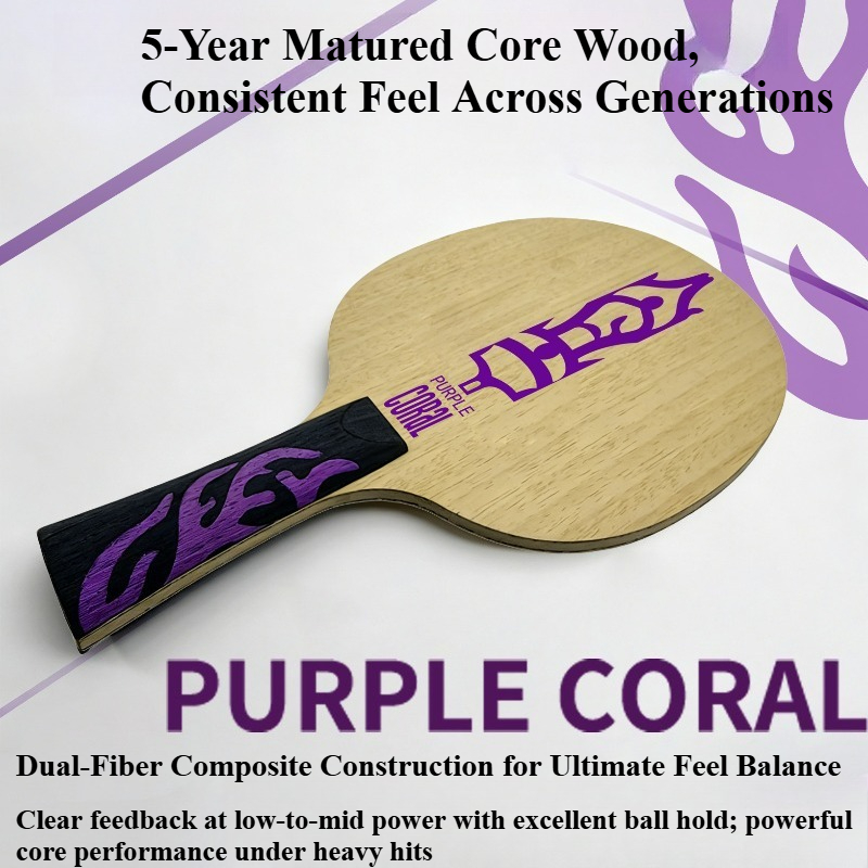Meteor Purple Coral Table Tenn - đánh giá và giá Table Tennis Racket