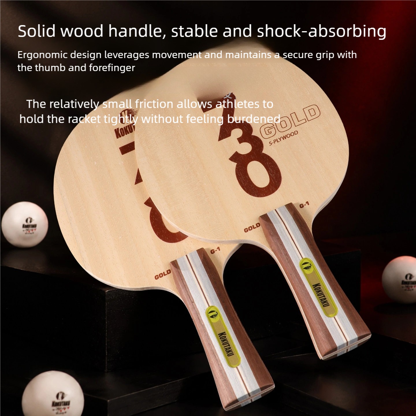 KOKUTAKU 730G1 5-Ply All-Wood  - đánh giá và giá Table Tennis In Japanese