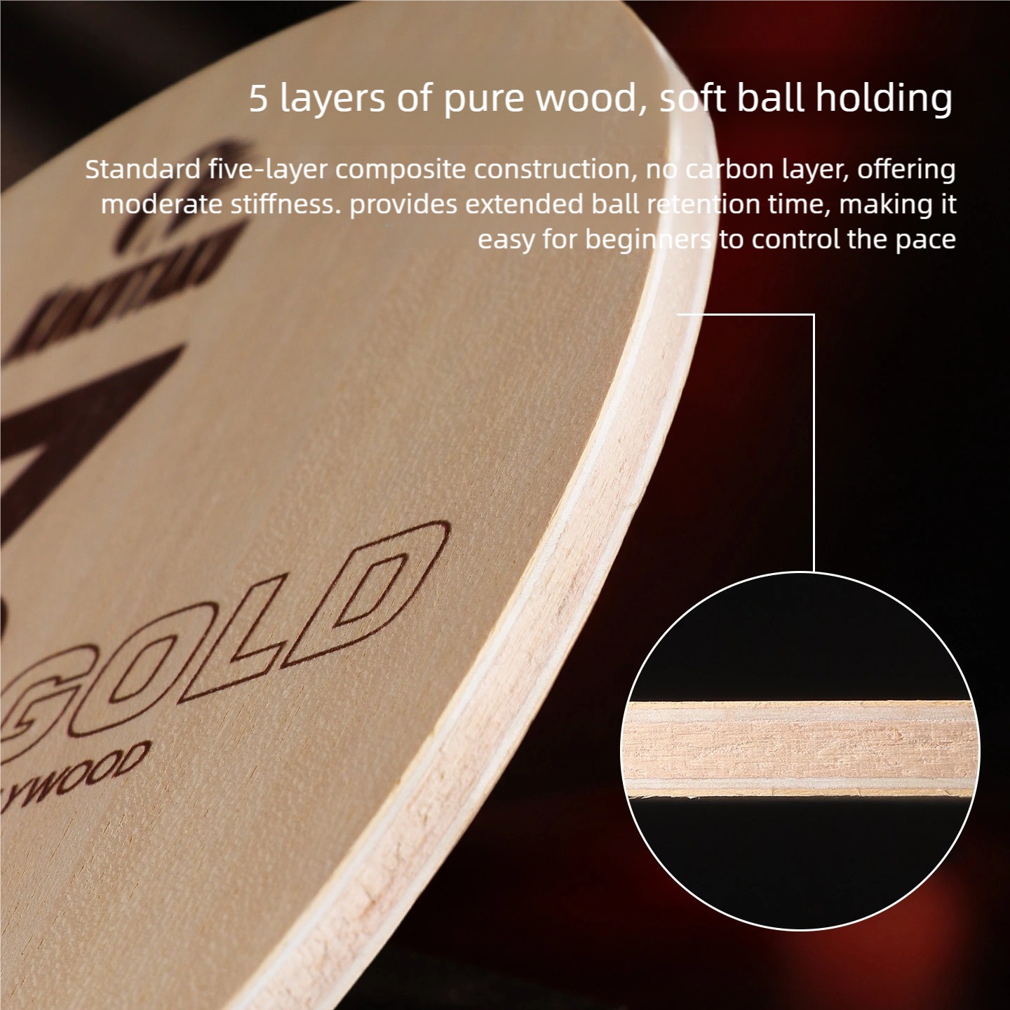 KOKUTAKU 730G1 5-Ply All-Wood  - đánh giá và giá Table Tennis In Japanese