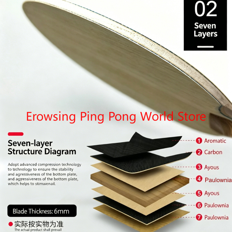 Shenlong Wood ALC Carbon Table - đánh giá và giá Table Tennis In Japanese
