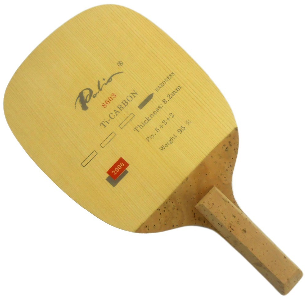 PALIO 8603 Carbon Titanium Tab - đánh giá và giá Table Tennis In Japanese